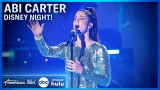 Abi Carter Sings quotPart of Your Worldquot from The Little Mermaid  Disney Night American Idol 2024 [upl. by Highams235]