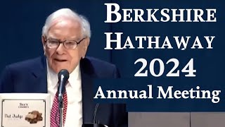 BERKSHIRE HATHAWAY 2024 Shareholders Annual Meeting warrenbuffet investing [upl. by Rashidi]