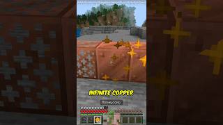 Infinite COPPER Farm In Minecraft 121 minecraft mcpe minecraftbedrock [upl. by Blackmore]