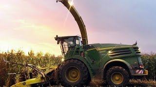 John Deere 8600 At Work  Ensilage mais 2016 By Bougrel [upl. by Aniuqaoj]