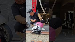 Youve never seen a strong helmet from this Chinese helmet shortvideo [upl. by Nowyt115]