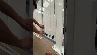 DIY Aluminium Vertical Slats balustrade fencegatebalustrade aluminumfence [upl. by Ikir936]