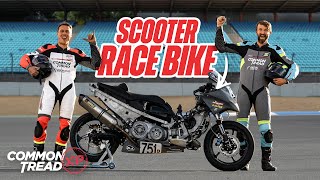 The Worst Race Bike Ever Yamaha TMAX 500 Scooter Track Build  Common Tread XP [upl. by Che]