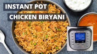 Instant Pot Chicken Biryani  How to Make Chicken Biryani in Instant Pot  Easy One Pot Biryani [upl. by Charleton]