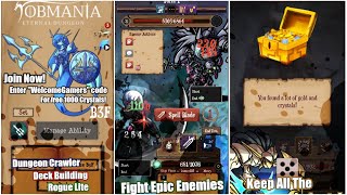 『Jobmania  Eternal Dungeon』キャラと職業を組み合わせてダンジョンに挑むデッキビルド・ローグライトRPG  特選おすすめゲーム Android [upl. by Leahcim]