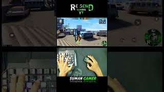 Onehanded keyboard gameplay 🤔freefire funny shorts [upl. by Postman]