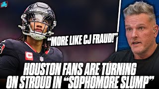 Texans Fans Are Turning Against CJ Stroud In His quotSophomore Slumpquot Season  Pat McAfee Show [upl. by Fiden470]