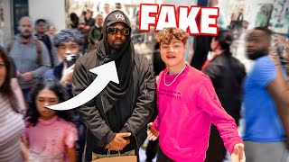 Fake Kanye West Prank MALL SHUTDOWN [upl. by Nawtna]