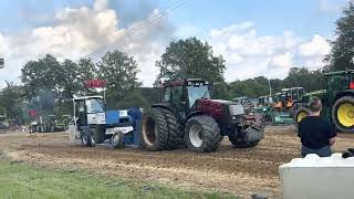 Valtra valmet 8950 trekkertrek markelo 9 ton 2e trek [upl. by Nwhas]