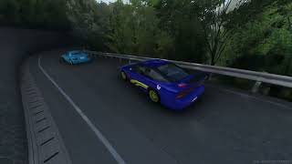 Touge Shakai Happogahara Miata vs Sil80 [upl. by Adnirol436]