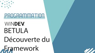 WINDEV  Découverte du Framework BETULA [upl. by Nomla]