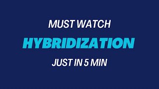 Hybridisation  easy way to find hybridization  NEET NMDCAT exam preparation [upl. by Aix]