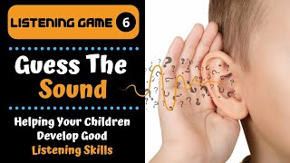 Listening Game  Guess The Sound  Ambient Sounds youtubekids [upl. by Auj337]