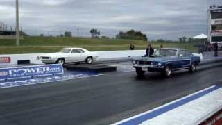 69 COPO Camaro 427 vs 68 428 SCJ Mustang [upl. by Lanoil742]