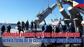 VERTICAL LAUNCH SYSTEM VLS DESIGNED WITH A TOTAL OF 16 CELLS FOR BRP MIGUEL MALVAR [upl. by Lim]