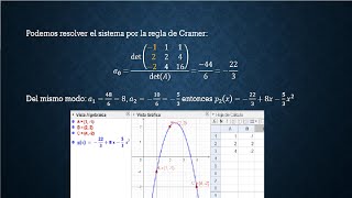 INTERPOLACIÓN POLINOMIAL MATRICES [upl. by Sieracki]