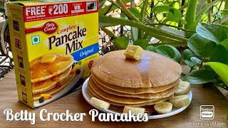 Betty Crocker Pancake Mix  Eggless Soft Fluffy Pancakes Betty Crocker Pancakes [upl. by Skier921]