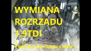 Jak wymienić rozrząd wałek rozrządu w 19 tdi [upl. by Silvano]