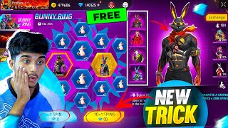 How To Get New RED BUNNY Bundle FREE 🔥 Free Fire New Bunny Ring Event Spin  FireEyes Gaming [upl. by Cristina]