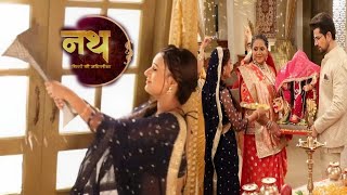 Nath Rishton Ki Agnipariksha  Gopika Breaking Door Welcomed Mata Rani Fun and Dance on Set [upl. by Rothberg]