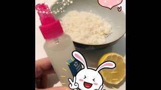 🍚DIY Acqua di riso tonico fai da te schiarente e opacizzante🌾 [upl. by Gilboa366]