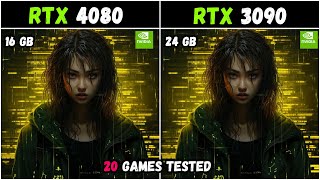 RTX 3090 VS RTX 4080 10 games tested at 1080p  2k  4k [upl. by Haldan]