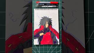 Madara uchiha drawing🤯 shorts anime madara muzan animelover artsbyshubham youtubeshorts art [upl. by Ayotahc]