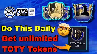 HOW TO GET UNLIMITED TOTY TOKENS  FIFA MOBILE 23 [upl. by Artie]