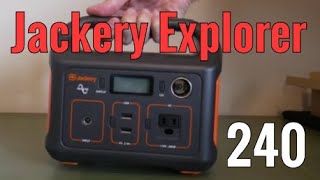 Jackery Explorer 240 Portable Power Station 240Wh [upl. by Annuahsal]