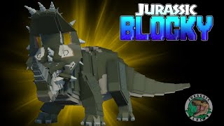 Sinoceratops O Novo tank que Embreve Chegará no Jogo JURASSIC BLOCKY [upl. by Kronick]