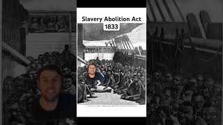 Slavery Abolition Act 1833 youtubeshorts history weeklyhistory shorts shortsvideo empire [upl. by Aleihs688]