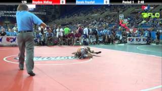 Cadet 126  Hayden Hidlay Pennsylvania vs Derek Fruetel Minnesota [upl. by Meng]