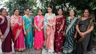 Hartalika Vrat Pooja🍃🕉️saree Collection❤️Uttar pooja [upl. by Briney269]