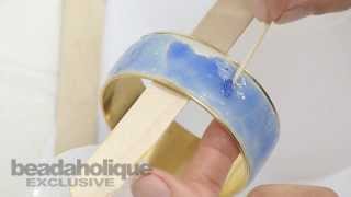 How to Add 2Part Resin to a Curved Surface by Becky Nunn [upl. by Amata]