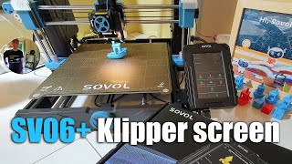 Sovol SV06 Klipper Screen install guide amp test review beforeafter 3D prints SV06 Plus vs SV07 Plus [upl. by Noled480]