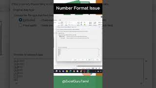 Fix Number in Text Format Issue in Excel [upl. by Nivlac]