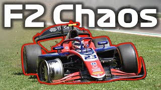 F2 Chaos  Huge Sprint Crash  Flying Tyres  Bearman Stalls Twice  F2 Imola Reactions [upl. by Yaluz358]