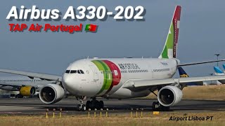 AIRBUS A330202 TAP AIR PORTUGAL  TAKEOFF 4K [upl. by Danais318]