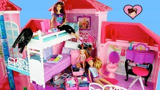 Barbie Sisters Family Trip to Disney Cruise Ship and Camping Outdoor Adventures [upl. by Starling]