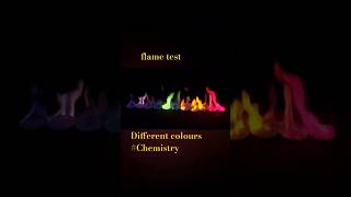 flame test  ytshorts chemistry 💥🔥🔥🧪 experiment viralshort reels trending [upl. by Mullins]