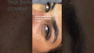 Soft Cat Eye Bridal Look with Bottom Lashes  light volume lash extensions mapping set yegilashtips [upl. by Lamar]