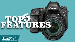 New Canon EOS 6D Mark II TOP 5 Features [upl. by Lednek]