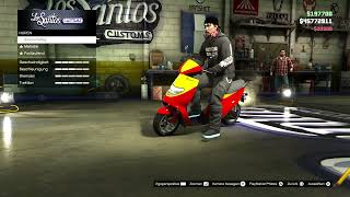 Faggio Sport tuning  GTA Online [upl. by Ainesell518]