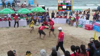 5th Danang beach asian game kabaddi  KOREA vs MALAYSIA men [upl. by Aztinay]