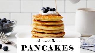 GlutenFree Almond Flour Pancakes  Love amp Lemons [upl. by Bibbye963]