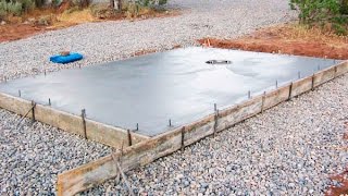 How to Pour Concrete Slab Foundation [upl. by Ragen154]