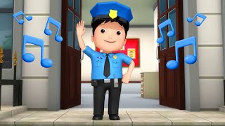 Policeman Song for Kids  Simple and Catchy Childrens Music [upl. by Nnednarb391]