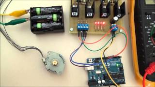 Stepper motor controller 3 Ampere for unipolar type with Arduino [upl. by Alvord]