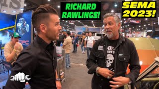 RICHARD RAWLINGS SEMA 2023 Build Breakdown PLUS Gas Monkey Garage star Josh Paris [upl. by Reprah]