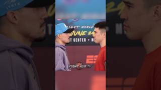 Teofimo Lopez STARES DOWN Steve Claggett in face off at press conference [upl. by Pooi123]